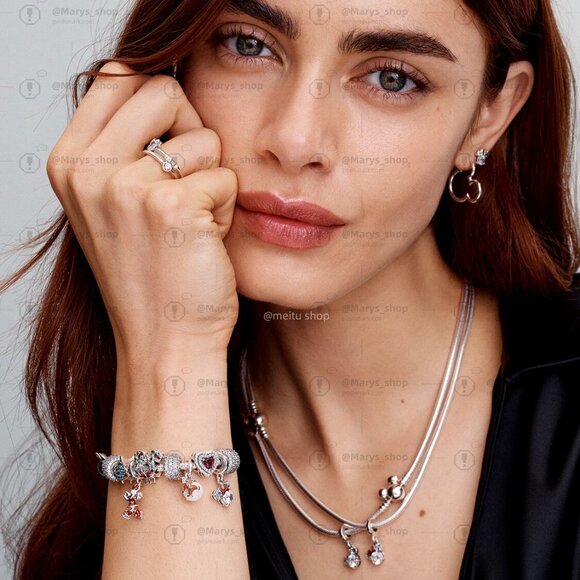 Pandora Minnie Mouse Ice Skating Dangle Charm - Picture 6 of 6